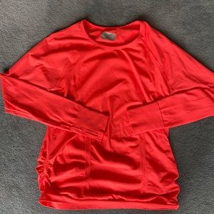 Athleta Speedlight Electric Orange Top Size Large